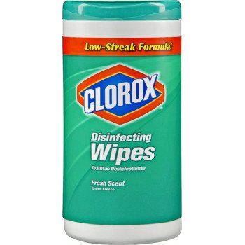 Clorox 01656 Disinfecting Wipes Can, Lemon Lime Blossom, White