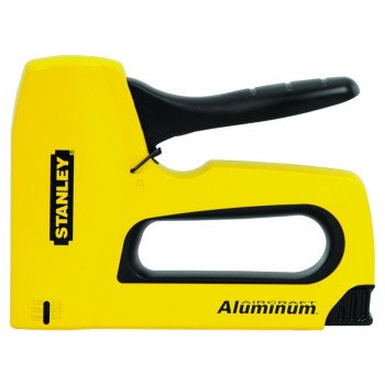 STANLEY SharpShooter Series TR150 Staple Gun, 84 Magazine, 27/64 in W Crown, 1/4 to 9/16 in L Leg, Yellow