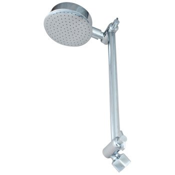 Whedon Elephant Series SRW2C Shower Head, 1/2 in Connection, Female, Brass, Chrome, 3-1/2 in Dia