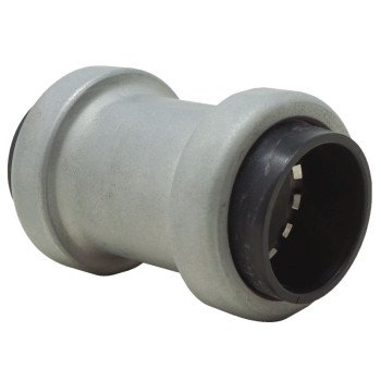 Southwire SIMPush 65070301 Conduit Coupling, 1/2 in Push-In, 1.1 in OD, Metal, 1/PK