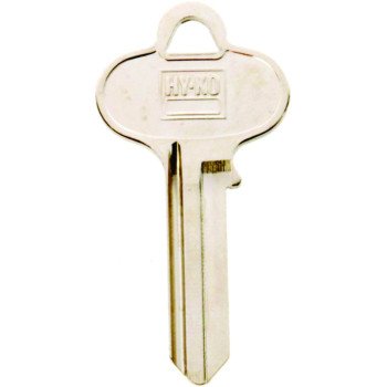 Hy-Ko 11010SE1 Key Blank, Brass, Nickel, For: Segal Cabinet, House Locks and Padlocks