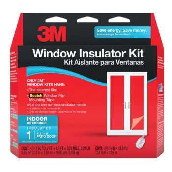 Scotch 2144 Window Insulation Kit, 84 in W, 112 in L