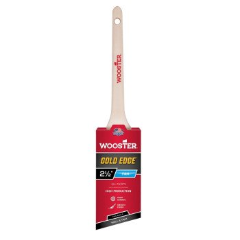 Wooster 5234-2-1/2 Paint Brush, 2-1/2 in W, 2-11/16 in L Bristle, Polyester Bristle, Sash Handle