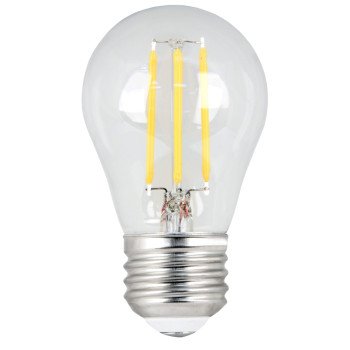 Feit Electric BPA1540/927CA/FIL/2 LED Bulb, General Purpose, A15 Lamp, 40 W Equivalent, E26 Lamp Base, Dimmable, Clear