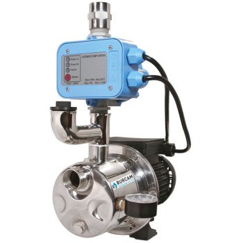 Burcam 506532SS Jet Pump, 7.5 A, 115 V, 0.75 hp, 1 in Connection, 25 ft Max Head, 900 gph, Stainless Steel