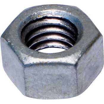 Midwest Fastener 05617 Hex Nut, Coarse Thread, 3/8-16 Thread, Galvanized