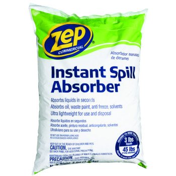 Zep ZUABS3 Spill Absorbent, 3 lb Bag, Granular, Odorless