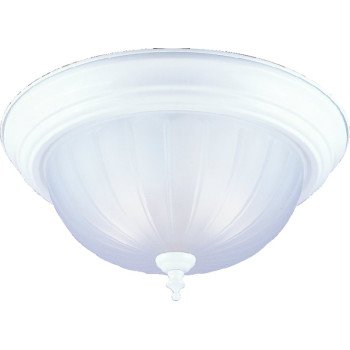 Boston Harbor F51WH02-1005-3L Two Light Flush Mount Ceiling Fixture, 120 V, 60 W, 2-Lamp, A19 or CFL Lamp