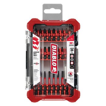 Diablo DSC-S24 Screwdriver Bit Set, 24-Piece