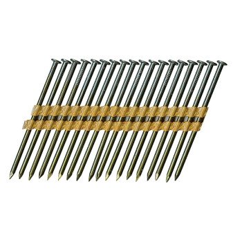 ProFIT 0616171 Framing Nail, Plastic Strip Collation, 3 in L, 11, Steel, Bright, Round Head