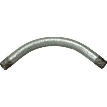 Halex 64105 Rigid Elbow, 90 deg Angle, 1/2 in, Steel, Galvanized