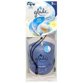 Glade 800002140 Air Freshener Card, Solid, Clean Linen