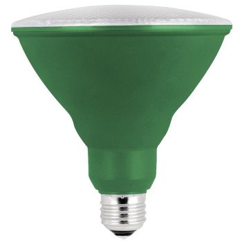 Feit Electric PAR38/G/10KLED/BX LED Bulb, Flood/Spotlight, PAR38 Lamp, E26 Lamp Base, Green Light