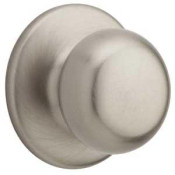 Weiser Fairfax Series 9GAC3310-028 Privacy Door Knob, 1-15/16 in Dia Knob, Satin Nickel