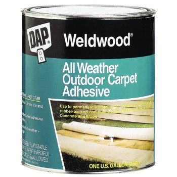 DAP 00442 Carpet Adhesive, Tan, 1 qt, Pail