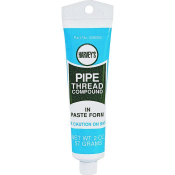 Harvey 28005-144 Pipe Thread Compound, 2 oz Tube, Thick Paste, Gray