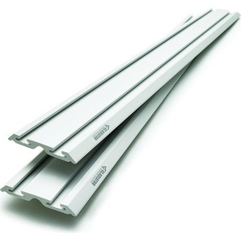 Gladiator GAWC042PZY Wall Channel, 75 lb, PVC, Gray, 48 in L, 6 in W