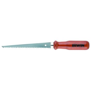 Irwin 2014102 Jab Saw, 6-1/2 in L Blade, 7 TPI, Hardwood Handle