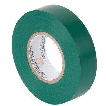 Gardner Bender GTG-667P Electrical Tape, 60 ft L, 3/4 in W, PVC Backing, Green