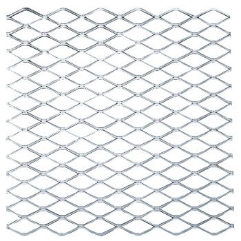 Stanley Hardware 4075BC Series N301-598 Expanded Grid Sheet, 13 Thick Material, 12 in W, 12 in L, Steel, 0.09 in Thick