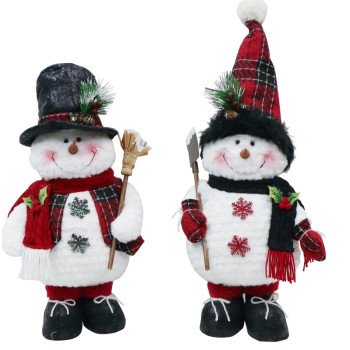 49611 SNOWMAN PLUSH 16IN      