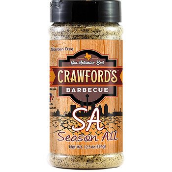 Crawford's Barbecue CB01005 All-Purpose BBQ Rub, Season All, 12.5 oz