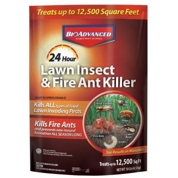 BioAdvanced 700900H Lawn Insect and Fire Ant Killer, Granular, Outdoor, 10 lb
