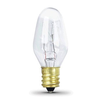 BULB INCAN NIGHT CRD SW CLR 7W