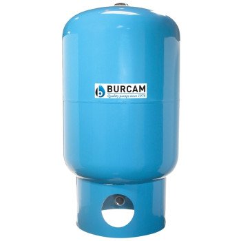 Burcam 600545B Pressure Tank, 20 gal Capacity, 100 psi Working, Stainless Steel