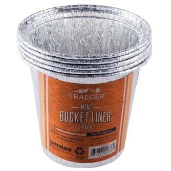 Traeger BAC459 Grease Mini Bucket Liner, Aluminum