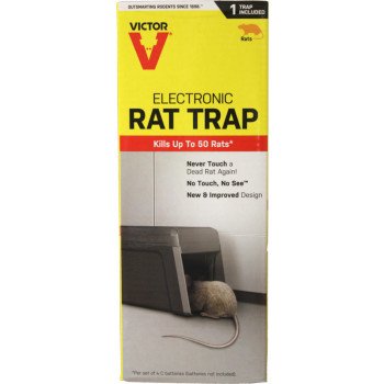 Victor M241 Rat Trap, 8-1/2 in L, 4 in W, 4.7 in H