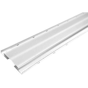 Master Flow AR10WH Ridge Vent, 10 ft L, 7-1/2 in W, Aluminum, White