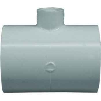 IPEX 435877 Reducing Pipe Tee, 2 x 2 x 1/2 in, Slip x Slip x FPT, PVC, White, SCH 40 Schedule, 280 psi Pressure