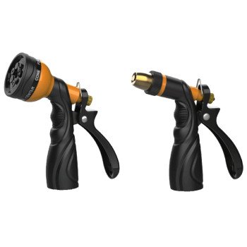 Landscapers Select 8910/8909 Spray Nozzle Set 2, Female, Zinc Alloy Aluminum Copper TPR Nylon, Black/Yellow