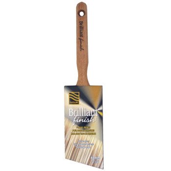 Nour 1331-63N Paint Brush, Angle Brush, 2-1/2 in L Bristle, Polyester/SRT Bristle, Sash Handle