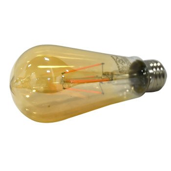 Sylvania 75351 Ultra Vintage LED Lamp, Decorative, ST19 Lamp, 40 W Equivalent, E26 Lamp Base, Dimmable, Warm White Light