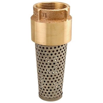 Boshart PENL-FV125 Foot Valve, 1-1/4 in Connection, 200 psi Pressure, Brass Body