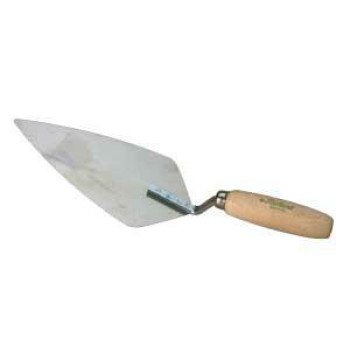 Richard TR-3-7 Pointing Trowel, 7 in L Blade, 3-3/4 in W Blade, Galvanized Steel Blade, Hardwood Handle