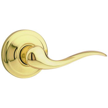 Kwikset Signature Series 720TNL3CP Passage Lever, Polished Brass