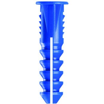 Cobra Anchors 193S Screw Anchor, #8-10 Thread, 1-1/4 in L, Polyethylene, 175 lb