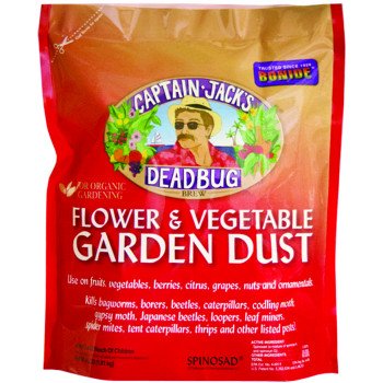 Bonide Captain Jack's 258 Flower/Vegetable Garden Dust, Solid, 4 lb Bag