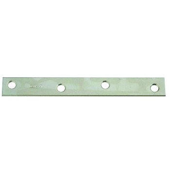 National Hardware N220-285 Mending Brace, 6 in L, 3/4 in W, Steel, Zinc, Screw Mounting