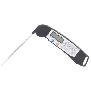 Omaha Thermometer, 1/8 in W Blade, Stainless Steel Blade, Plastic case, Stainless Steel Probe Needle, 6 in OAL