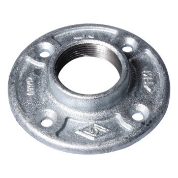 ProSource 27-11/2G Floor Flange, 1-1/2 in, 4.6 in Dia Flange, FIP, 4-Bolt Hole, 0.89 in L Through Bore