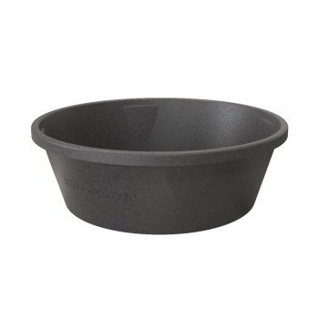 Red Barn 5600115 Flexible Feed Pan, 15 gal, Rubber, Black