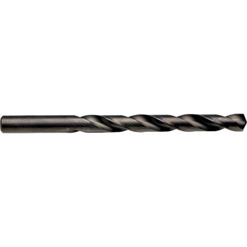 Irwin 67519 Jobber Drill Bit, 19/64 in Dia, 4-3/8 in OAL, Spiral Flute, 1-Flute, 19/64 in Dia Shank, Cylinder Shank