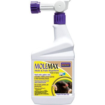 Bonide Molemax 690 Mole and Vole Repellent, Ready-to-Spray