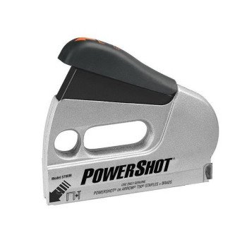 Arrow PowerShot Series 5700 Staple Gun and Nailer, T50 Staple, 1/4 to 9/16 in L Leg, Aluminum Staple