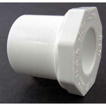 Xirtec 140 435648 Reducing Bushing, 1 x 1/2 in, Spigot x Socket, White, SCH 40 Schedule, 150 psi Pressure