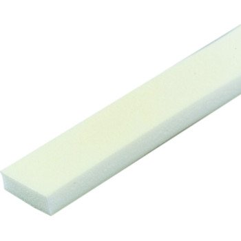 M-D 50005 Weatherstrip, 1-3/8 in W, 1/2 in Thick, 42 in L, Foam, Beige